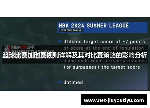 篮球比赛加时赛规则详解及其对比赛策略的影响分析 篮球比赛加时赛规则详解及其对比赛策略的影响分析
