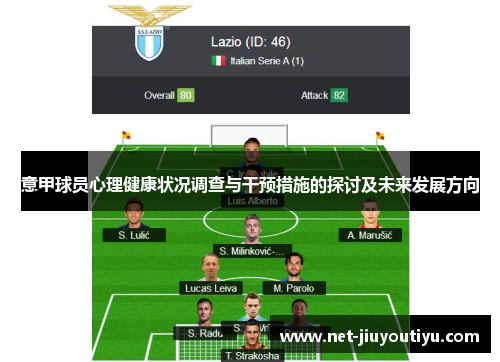 意甲球员心理健康状况调查与干预措施的探讨及未来发展方向 意甲球员心理健康状况调查与干预措施的探讨及未来发展方向