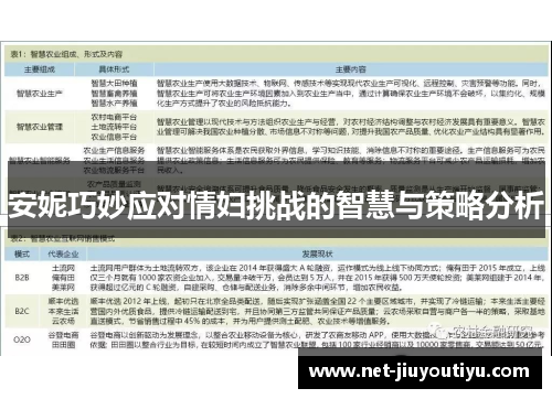 安妮巧妙应对情妇挑战的智慧与策略分析 安妮巧妙应对情妇挑战的智慧与策略分析